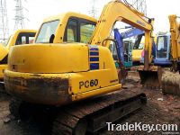 used mini excavator komatsu pc60