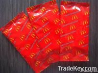 McDonald&#039;s restaurant wet towel