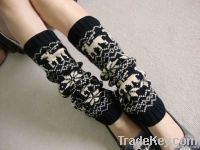 Knitted Jacquard Legwarmer