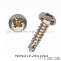 Pozi pan head drilling screws