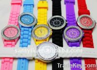 2012 fashion silicone women watch