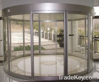 Curved sliding door