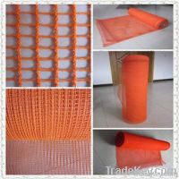 orange construction safety net