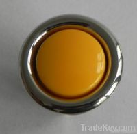 PS-01-silver-yellow doorbell push button switch