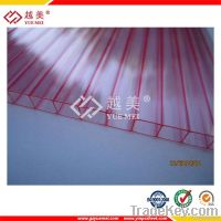 10 years warranty of 8mm hollow twin-wall polycarbonate sheet