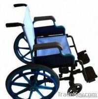 Wheelchair, Made of Plastic Alloy-blue