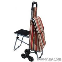 portable shopping/handcart with stool