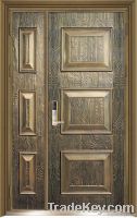 High Quality Aluminum Carved Exterior Security Door