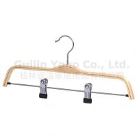 Laminated Wooden Trouser Hangers With Clips