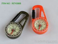 carabiner compass, hook compass, promotion keychain