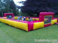 Inflatable sport games soccer field