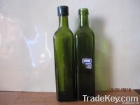 Dark Green Olive Oil Glass Bottle-(250ml, 500ml, 750ml)