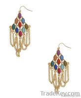 Fashin beaded drop earrings