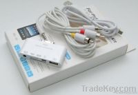 5-in-1 Camera Connection Kit USB AV Video Audio RCA Cable For iPad2