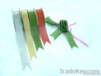 Gold/silver metallic ribbon