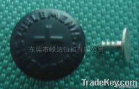 Metal Jeans Shank Button
