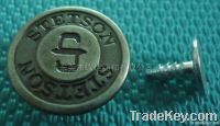 Metal Jeans Shank Button