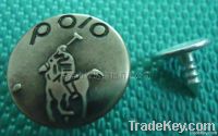 Metal Jeans Shank Button