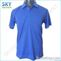 200GSM AB Cotton Turndown Collar without Buttons T Shirts in Stock