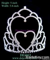 Factory wholesale fashion rhinestone crowns or tiaras