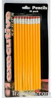 10ct #2 HB hex yellow pencil