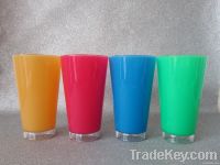 double wall plastic  coffee cup