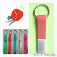 fashionable silicone keychain