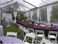 Movable transparent tent for outdoor party