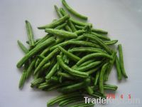 vacuum fried green bean snacks