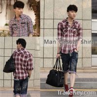 2012 New Arrivals Leisure Men Plaids Shirt 50388