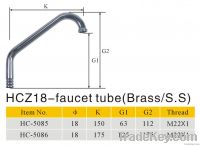 HCZ18-faucet tube(Brass/s.s)