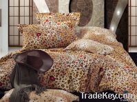 100%cotton home textile Leopard printed fabric for bedding set