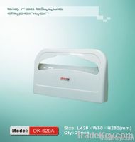 1/2 toilet seat cover paper dispenser