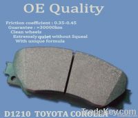 Brake Pads Corolla