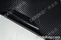3D Carbon Fiber Car Film, 3D Textured Black