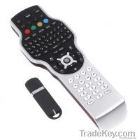 HTPC remote control with 2.4G RF keyboard mouse + IR learning