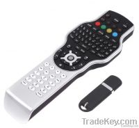 Hotel remote control with 2.4G mini keyboard + mouse + IR learning