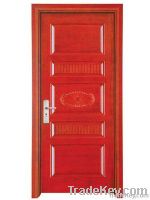 2012 Newest Plain Solid Wooden Door