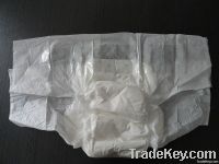 disposable adult diaper with breathable clothlike backsheet waist band