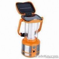 solar camping lantern with rechargeavle battery