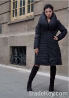 Slim Women bubble collar down jacket