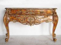 antique reproduction console