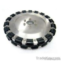 (8 inch) 203mm double aluminum omni wheel w/bearing rollers