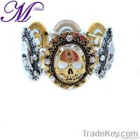 2013 vintage alloy skull stretch bracelet