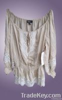 Girls Top/blouse With Lace