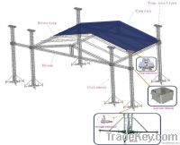 Best sale outdoor roof truss system, aluminum roof truss