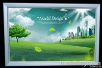 crystal LED light box with acrylic frame From China