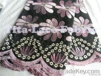 High Quality Embroidery African Big Lace for Dress