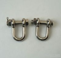 stainless steel D shackle with bolt pin From China