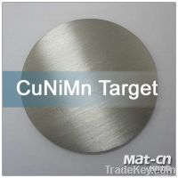 99.9% CuNiMn sputtering target alloy target